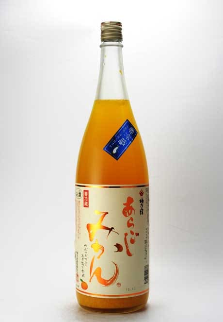 梅乃宿 あらごしみかん酒 1800ml 梅乃宿酒造 奈良県