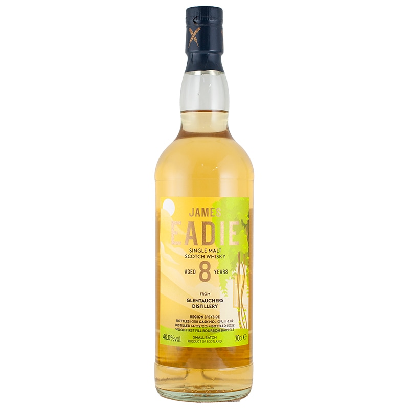 ジェームズ・イーディー　グレントファーズ 8年 SB FF Bourbon Barrels 8,250円
