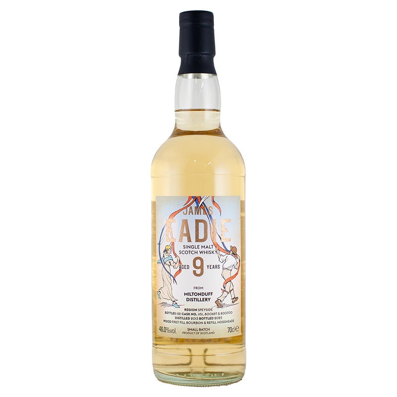 ジェームズ・イーディー ミルトンダフ 9年 FF Bourbon & Refill Hogsheads 700ml お中元 夏ギフト 暑中見舞い|君嶋屋 店