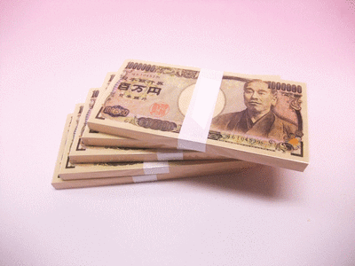 １００万円札が５００万円分！（5冊セット）