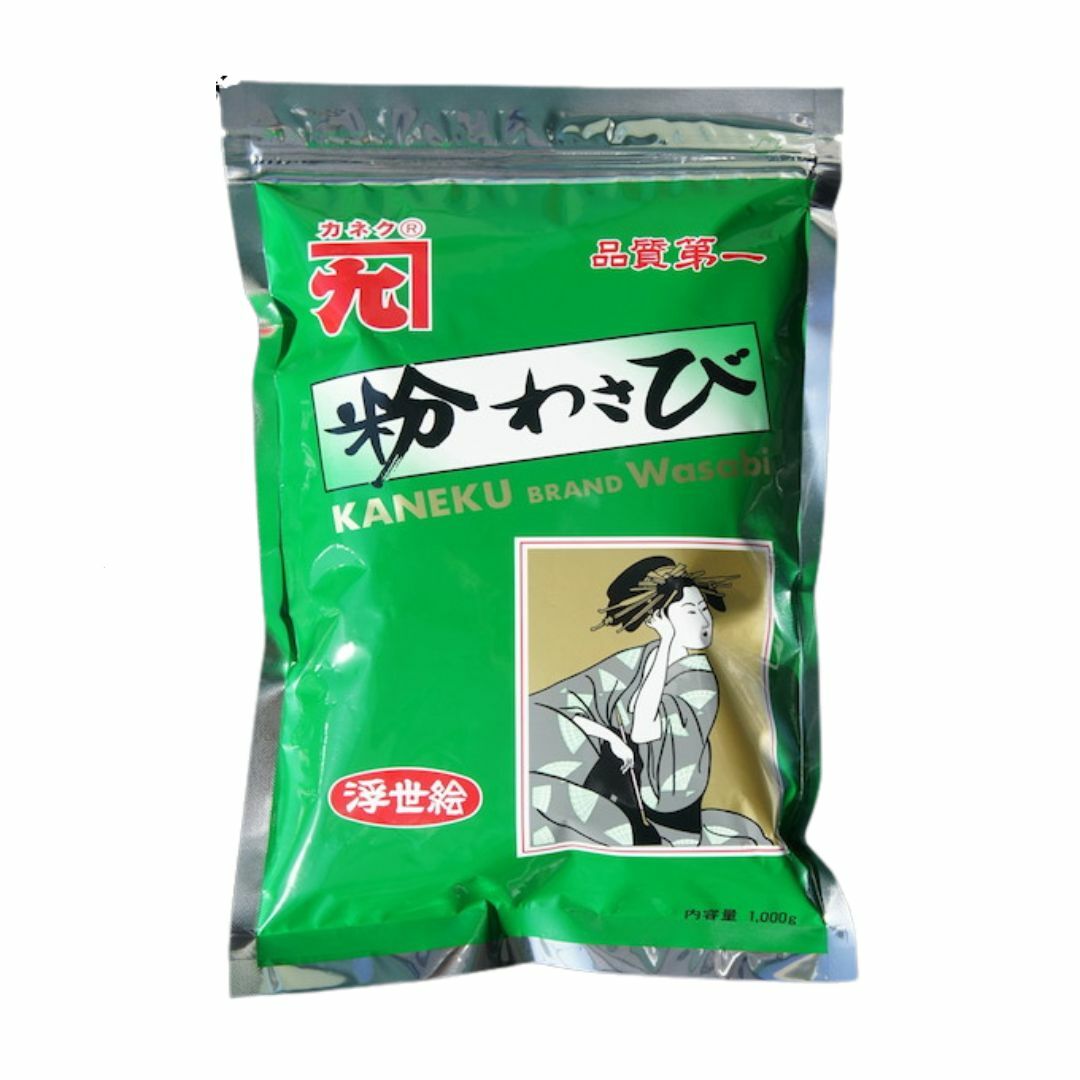 カネク　粉わさび　浮世絵　１ｋg　わさび　胡椒　こしょう　業務用　食品　調味料　送料無料