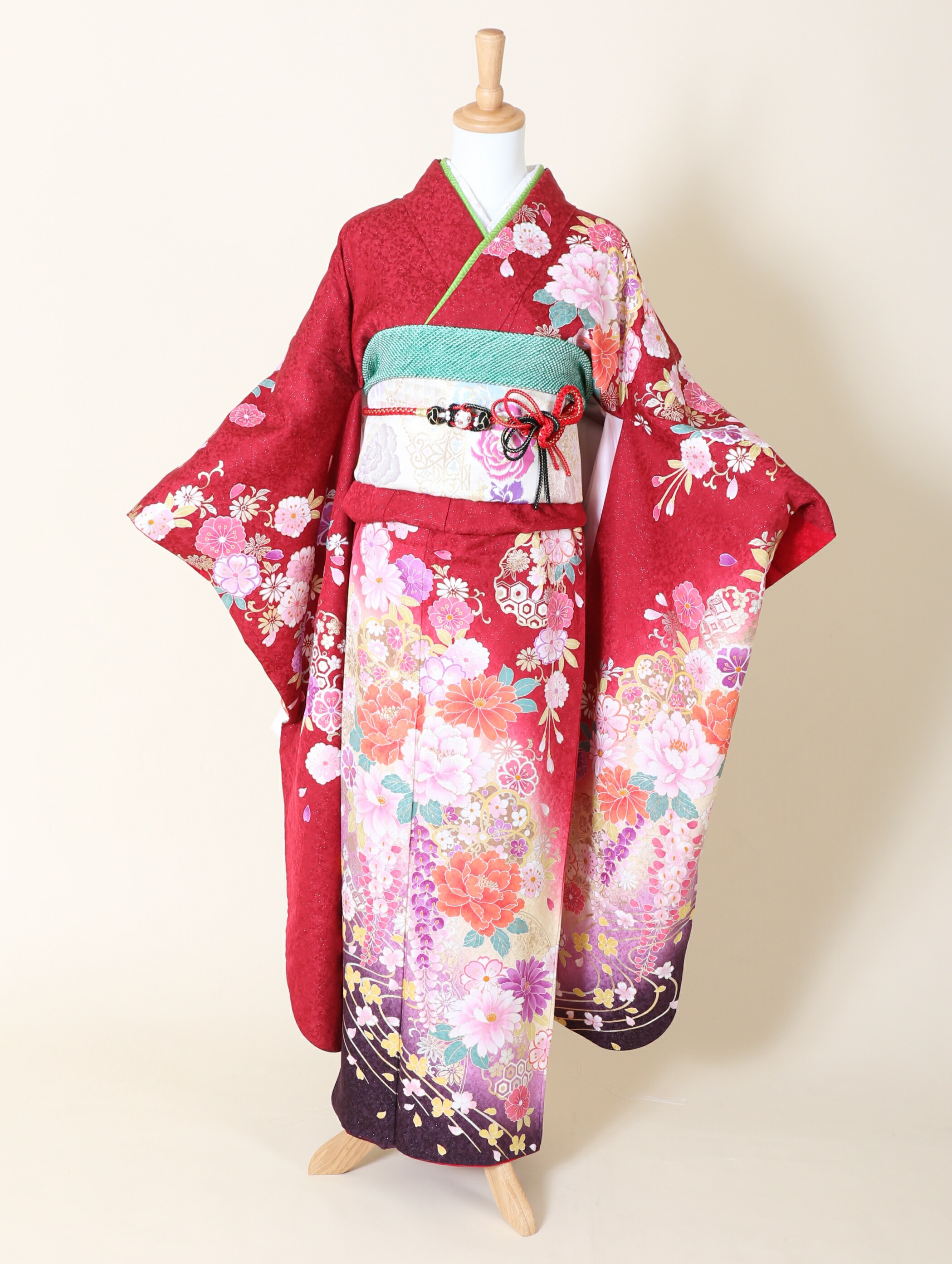 艶やかな花蝶振袖8点セット 成人式　振袖フルセット　正絹　金糸 1AC0719000-318x424.jpg