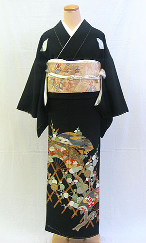 楽天市場】【レンタル 送料無料】 正絹黒留袖フルセット 「鳳凰に正倉