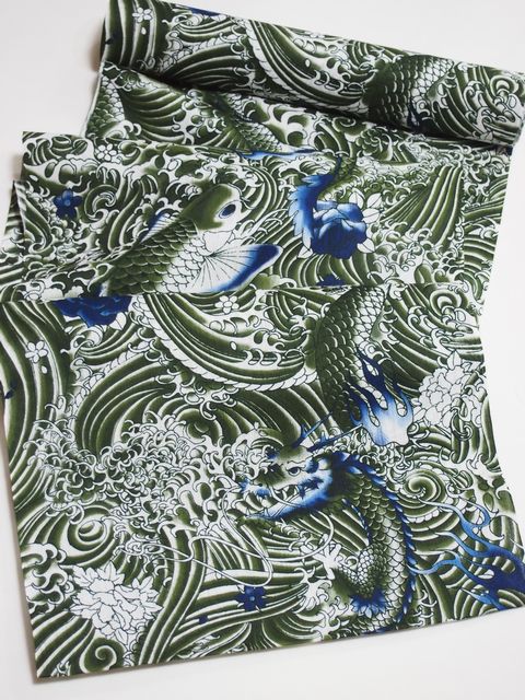 楽天市場】帯の誉田屋謹製 綿麻浴衣地 花カラス 濡羽色(ほぼ黒色)に