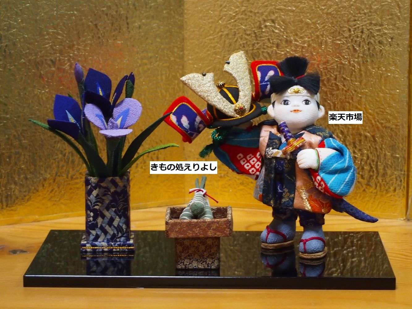 楽天市場】園江恵子作 正絹古布の縮緬細工 三猿(見ざる、聞かざる