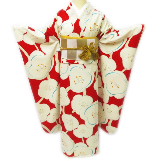 楽天市場】【 中古 】 振袖 リサイクル着物 ポリ サンリオ