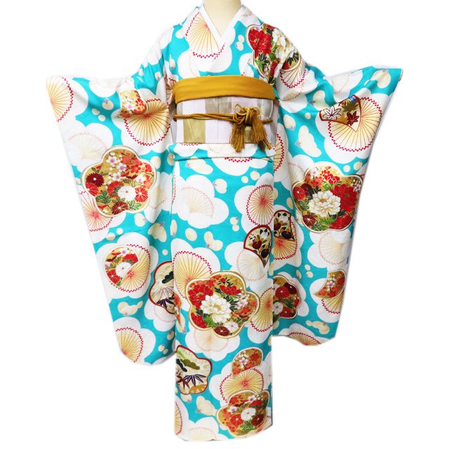 楽天市場】【 中古 】 振袖 リサイクル着物 ポリ サンリオ
