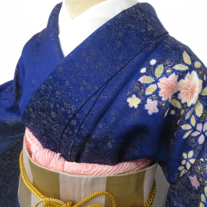 専門店では 振袖-翠山工房の辻ヶ花の振袖 桐屋 金通し 絞り 着物 成人 ...