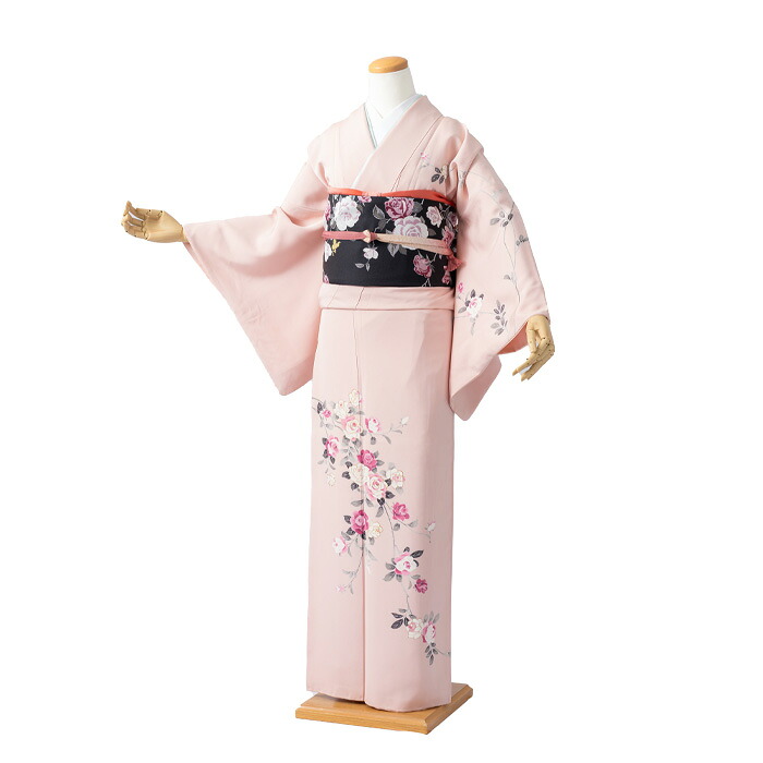 【レンタル】【訪問着】【Tallサイズ】【卒業式】SEIKO桜izumo_i_h1502＜br /＞【フルセット レンタル】(身長155cm～165cm位) M L＜br /＞七五三 入学式 入園 卒業式 卒園式 お正月 結婚式 訪問着レンタル＜br /＞【往復送料無料】新品足袋プレゼント