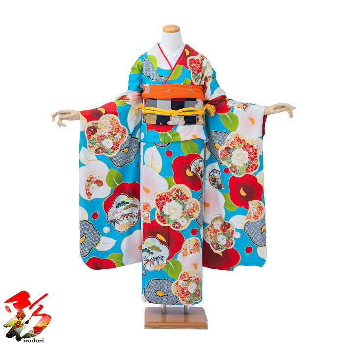 【レンタル】【トールサイズ】『大梅モダン』izumo-f0503＜br /＞成人式 振袖フルセット レンタル 成人式式典 お正月 結婚式 結納お祝い出席＜br /＞ (身長160～170cm位) (1月・12月)　往復送料無料　最長30日間長期レンタル可能
