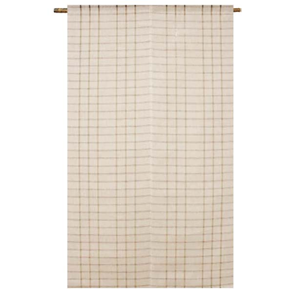 【送料無料】【生成のれん 格子柄 麻100% 88×150cm】麻のれん のれん 暖簾 万葉舎 京のれん 日本製 おしゃれ ロング 和風 インテリア 夏 春 秋 冬 日除け 風よけ 目隠し プレゼント 贈り物 贈答品 麻 古典 レトロ 本麻|おしゃれ kimono いろは