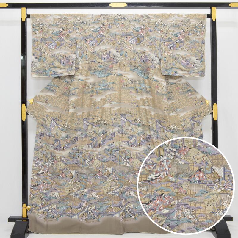 楽天市場】お宝 京友禅 作家 坂井修 訪問着 四季花の図 森口華弘氏