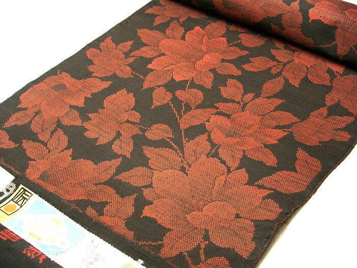 楽天市場】秋名バラ 本場 大島紬 反物 奄美 手織り 純泥藍秋名バラ