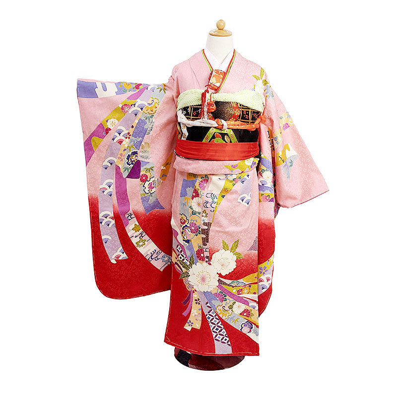 【 6月は 尖んがり10倍！！】 正絹 七五三 七歳 ７才 四つ身 仕立てもの売り上げ高 御召しもの お嬢さん お嬢さん 長襦袢 手挿し ちびっ子 七才 ちびっ子物 ちびっ子御召しもの ちびっ子長襦袢 七草 ７歳御召しもの 7才御召しもの書き割り 地絹 kimono さくら色 七才御召しもの 絹 御前上等