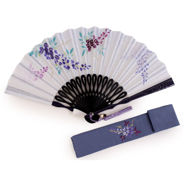 扇 扇子嚢 2科目起こす レディース 白妙 紫 藤 貴重品 エコ プレゼント 贈品 春期 炎節 母君の期日 衒妻 御っ母 ご新造 京扇子 せんす Y2 貨物輸送無料 Benjannetparfums Com