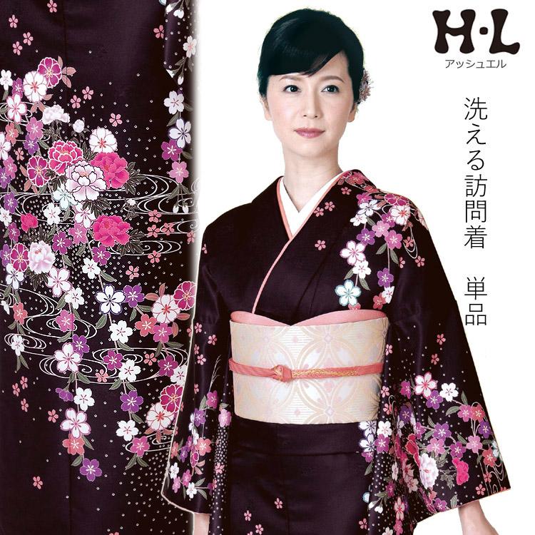 楽天市場】【袷付下げ】仕立上り【日本製】モダンな花柄（桜の地