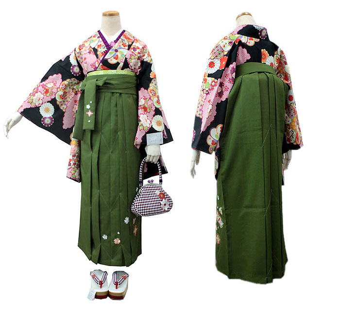 袴 セット 着物 卒業式 購入 女性 二尺袖 袴 2点セット 送料無料