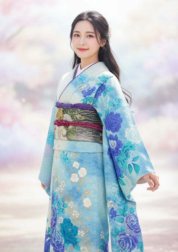 楽天市場】【レンタル】振袖 レンタル 成人式 着物 セット レインボー