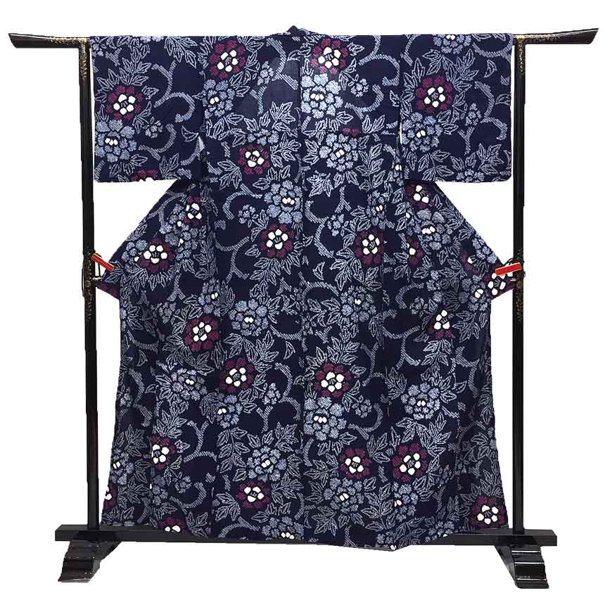 新品 未使用⭐︎有松鳴海絞⭐︎雁木杢目絞り⭐︎総国産⭐︎伝統産業マーク⭐︎高級浴衣 楽天市場】有松絞り浴衣地 雁木総木目 本藍染【杢目】【経済産業