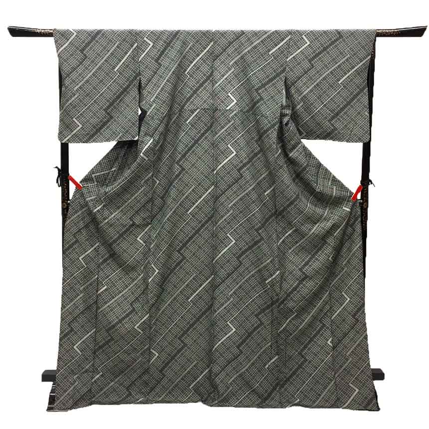 楽天市場】京やH113 特選単衣 高級絹使用 正絹 単衣 日本の伝統文様 鱗