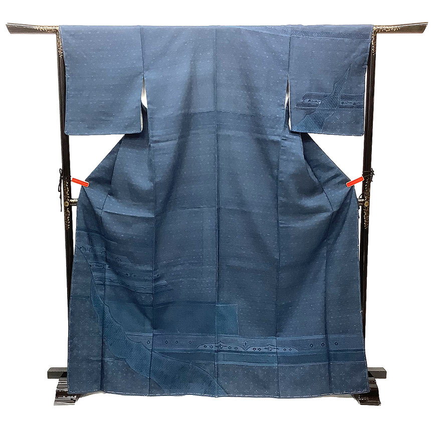 【専用】新品 正絹 付け下げ 反物 付下 金駒刺繍 IG52 新品 正絹 付け下げ 反物 付下 金駒刺繍 IG52