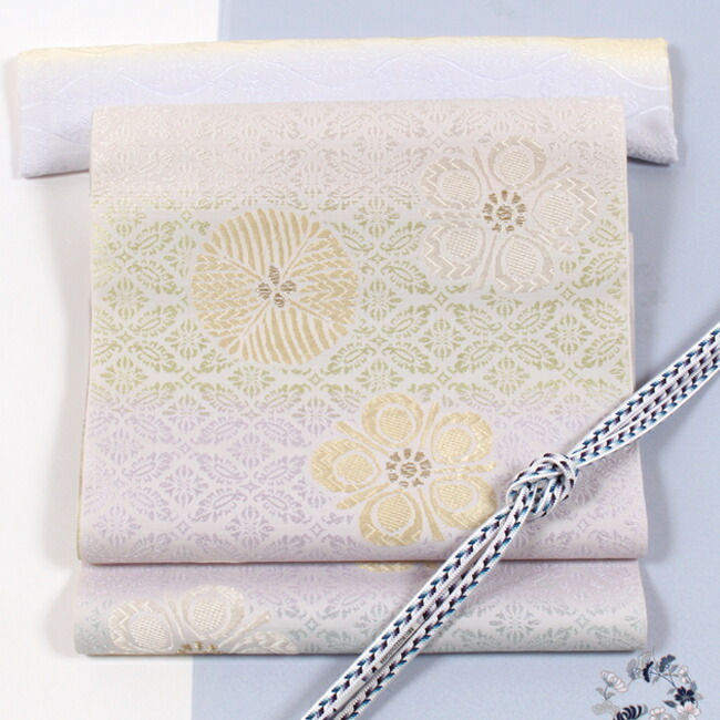 楽天市場】【3/4 20時〜☆10%OFF】西陣織九寸名古屋帯 正絹唐織 松梅小