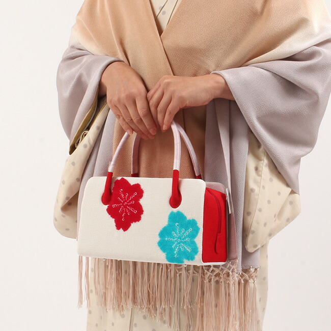 楽天市場】【30%OFF☆決算SALE限定】利休バッグ 和小物さくら 正絹