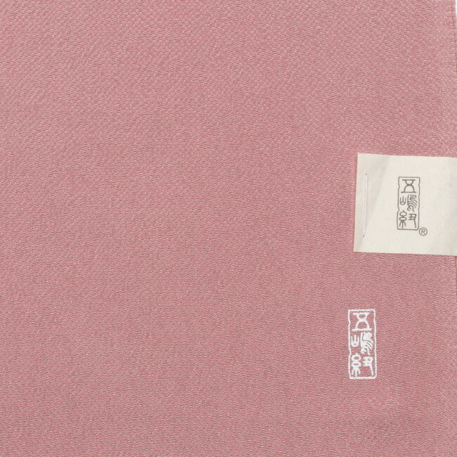 ★新品未使用★小紋 グレー系 縦縞 花柄 ちりめん 正絹 しつけあり oa-goto028-1n.jpg