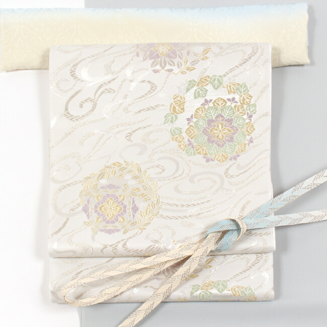 【新品未仕立て】 河合美術織物　袋帯　西陣織　正絹　フォーマル　式事　最高峰の織 31日23：59迄！” 【大蔵ざらえ最終セール】 【河合美術織物】 特選