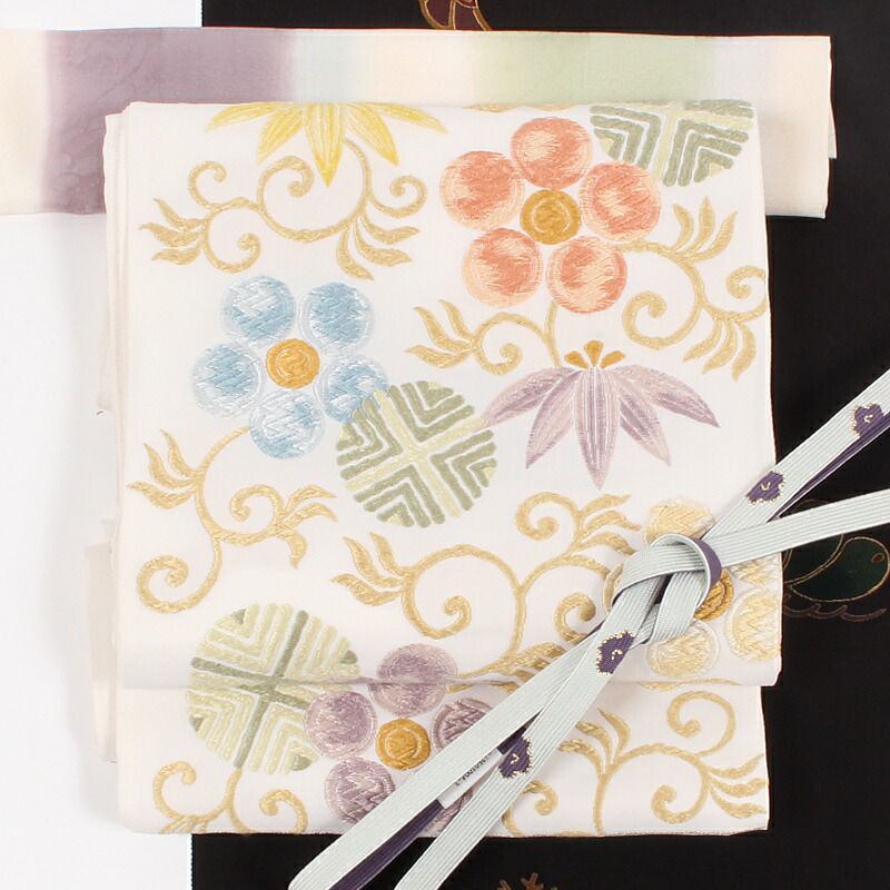 楽天市場】礼装用袋帯 比井良木帯 六通柄 雲居麗姿文 ゴールド系