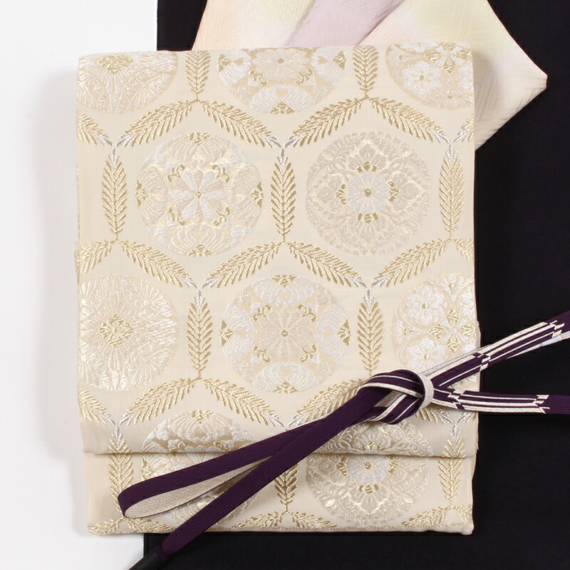 楽天市場】礼装用袋帯 比井良木帯 六通柄 雲居麗姿文 ゴールド系