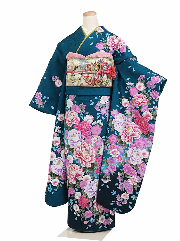楽天市場】【レンタル】【成人式振袖レンタル エメラルド