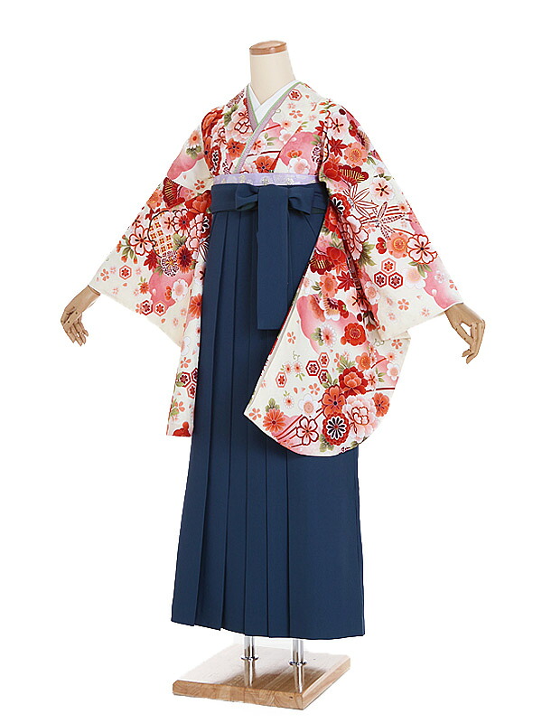 【レンタル】【卒業式袴 薄黄・四季花×青緑袴】卒業式 袴 レンタル 女 身長158～163cm 卒業袴 女袴 卒業式袴セット 大学生 短大 教員 先生 二尺袖袴フルセット 専門学生 謝恩会 高校 文化祭 個性 モダンポップ おしゃれ 被らない 往復送料無料 n228
