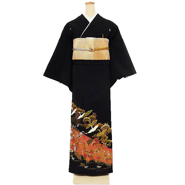 【レンタル】【単衣黒留袖】5月 6月 9月 ひとえ 結婚式 披露宴 貸衣装 貸衣裳 フルセット 女性 和服 母親着物 祖母 親族 新婦姉妹 和装婚 和婚 神社 ホテル式場 五つ紋 第一礼装 チャペル 往復送料無料 ts014