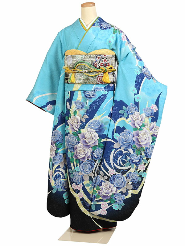 ブランド振袖 松田聖子 豪華 刺繍 金彩 紋意匠 身丈171cm 撥水加工済 楽天市場】【レンタル】【成人式振袖レンタル SEIKO MATSUDA 黒ブルー