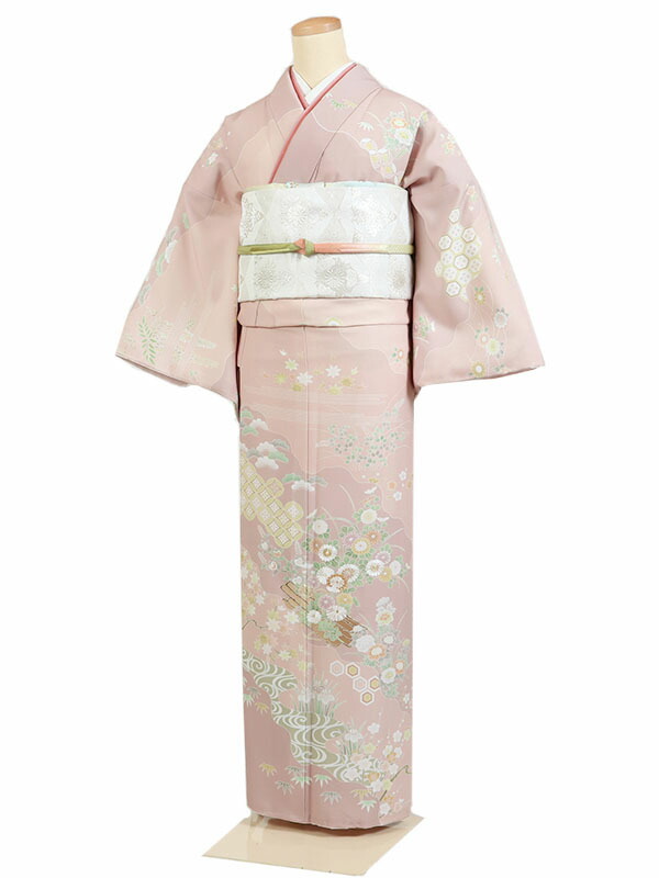 楽天市場】【レンタル】【訪問着・ピンク 桜】正絹訪問着レンタル 訪問