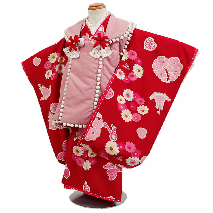 楽天市場】【七五三 被布セット 松田聖子】ピンク色着物/被布