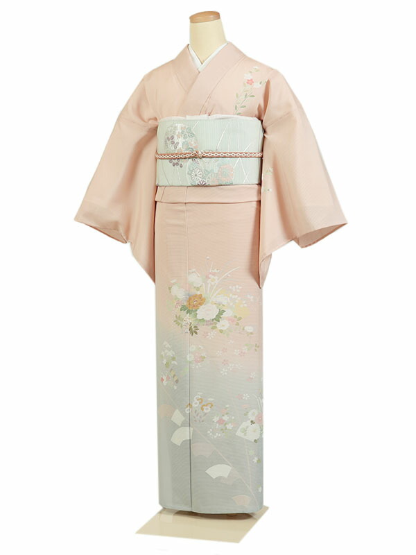 レンタル 訪問着 絽 夏物 身長：155～165cm 正絹 ピンク系 母親 着物 結婚式 お宮参り r-0101｜京都 きものれんたる京商