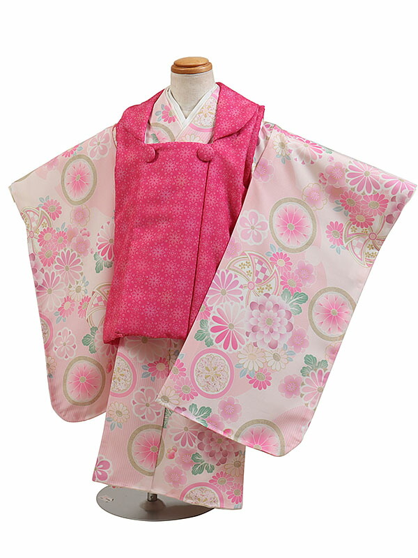 【賃借】厚地の外套 御嬢さん 3歳用 七五三 サクラ色 90～100糎 厚地の外套仕掛ける 御姉さん 753 七五三姉妹 hifu-0118
