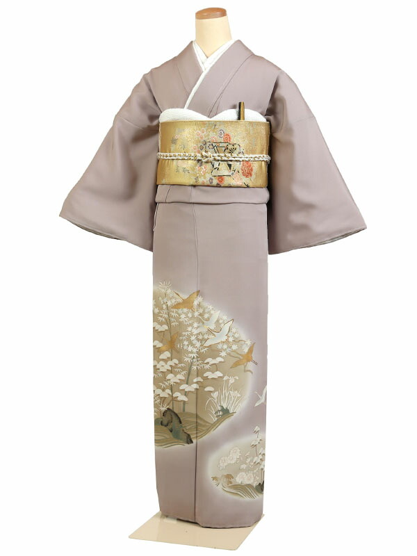 【レンタル】【色留袖・ピンク系・鶴・四季花】三つ紋 色留袖レンタル 着物レンタル 結婚式 披露宴 食事会 表彰式 褒章 貸衣装 貸衣裳 オススメ 式典 留袖フルセット 色留め袖 第一礼装 和服 母 若い 新婦姉妹 親戚 祖母 親族 チャペル 安い 往復送料無料 it0170