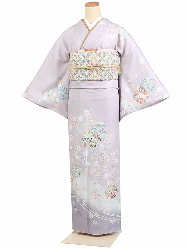 ３日間限定【3000円OFF中❗️】薄紫色の訪問着　正絹　セット 3日間限定【3000円OFF中❗️】薄紫色の訪問着 正絹 セット 訪問