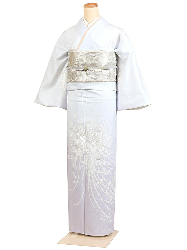 【広幅 大きいサイズ】レンタル 訪問着 身長:155～165cm 号数:15～17号 水色系 紫系 着物 母親 結婚式 入学式 卒業式 お宮参り 七五三 h-01237｜京都 きものれんたる京商