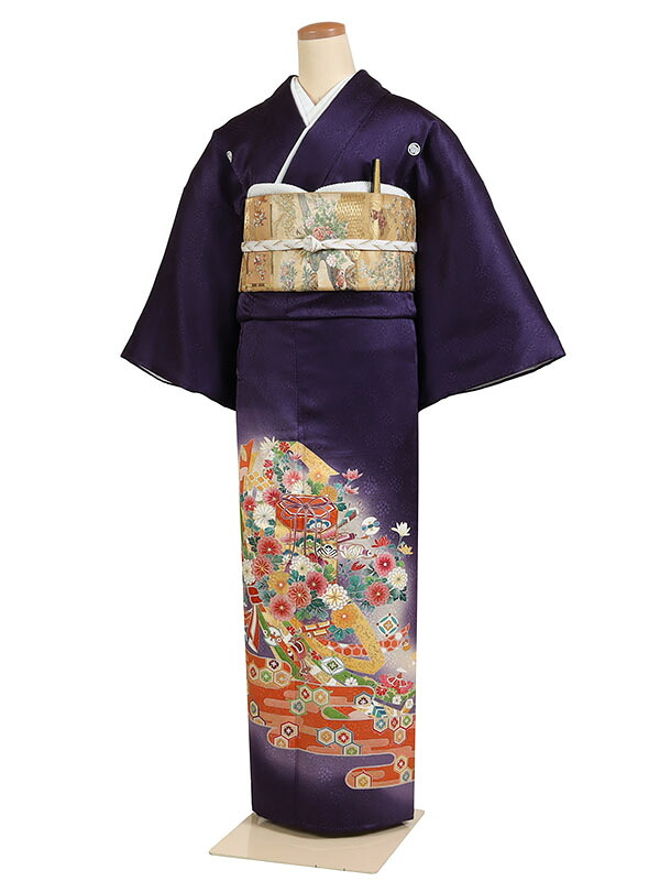 色留袖 身長:155～164cm 正絹 五つ紋 結婚式 表彰式 褒章 第一礼装 it0274｜京都 きものれんたる京商