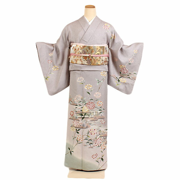 楽天市場】【レンタル】【訪問着・緑色地】訪問着レンタル｜訪問着