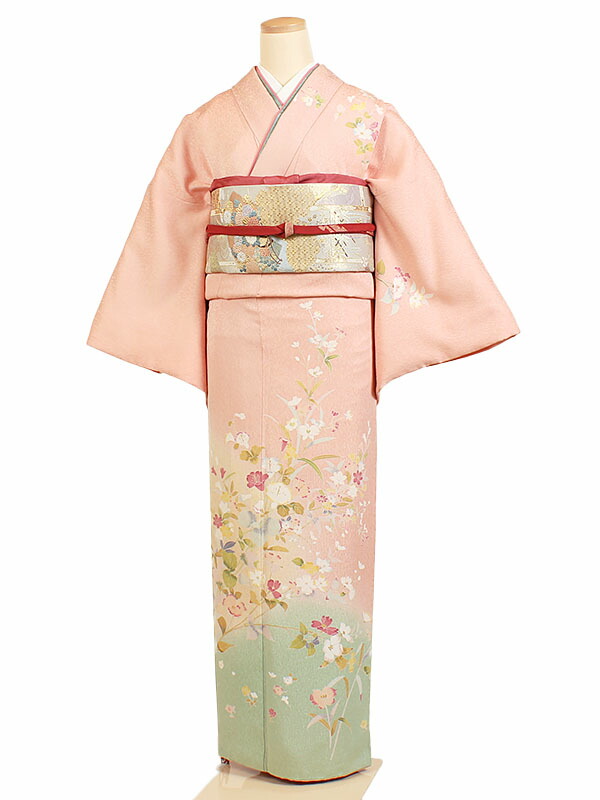 もらって嬉しい出産祝い レンタル 訪問着 ピンク地 訪問着レンタル 訪問着 H131 レンタル 訪問着 レンタル 訪問着セット レンタル訪問着 着物レンタル 貸衣装 結婚式 入学式 卒業式 お宮参り 七五三 お母さん ママ 母親 パーティー 結納 お茶会