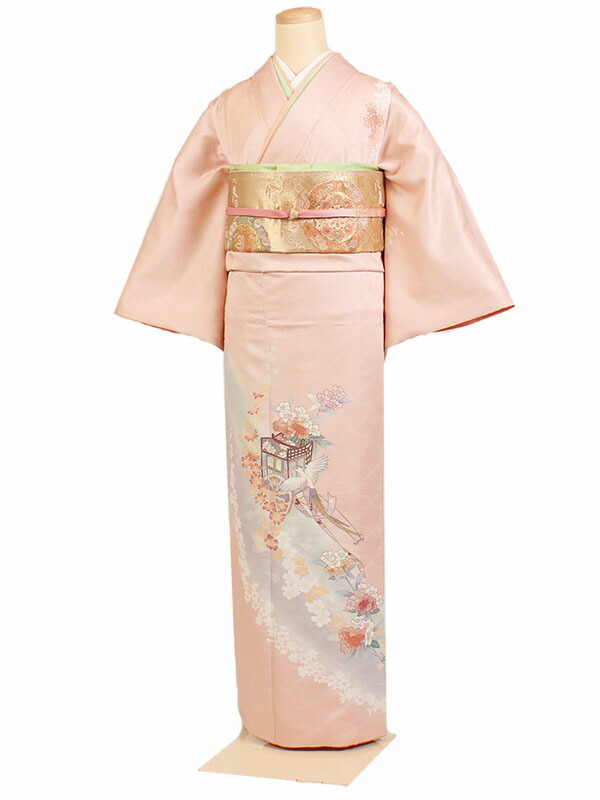 楽天市場】〔訪問着 単衣〕付下げ 訪問着 レンタル53002加賀友禅花思想