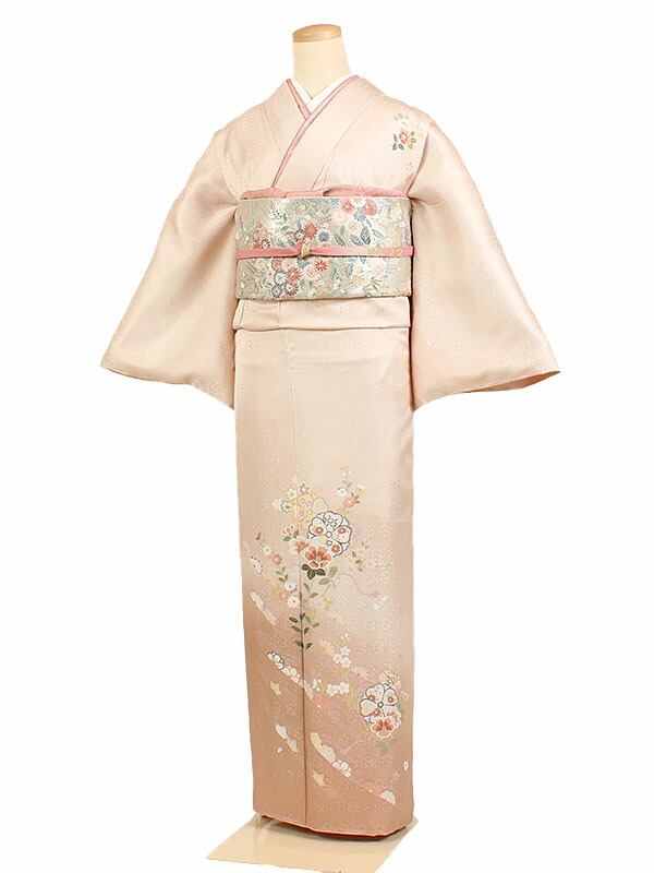 楽天市場】【レンタル】【訪問着・ピンク 桜】正絹訪問着