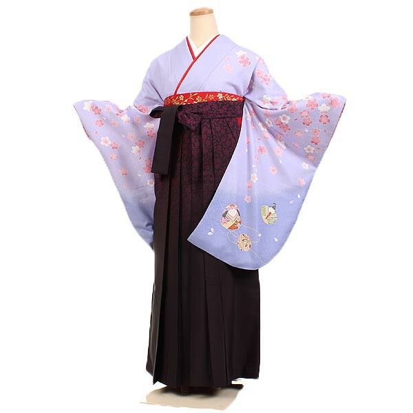 楽天市場 レンタル 女性用袴 藤色地 卒業式 袴 レンタル 女 女性 着物 大学生 卒業袴 貸衣装 貸衣裳 女袴 卒業式袴セット 二尺袖 袴 フルセット 大人 大学生 専門学生 先生 卒業式 謝恩会 安い 往復送料無料 京都 きものれんたる京商