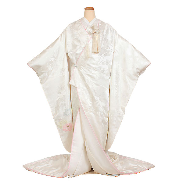 市場 レンタル 白無垢 紋付フルセット ピンクこぶき仕立て白無垢 レンタル着物 結婚式 和装 フルセット 紋付袴 貸衣装