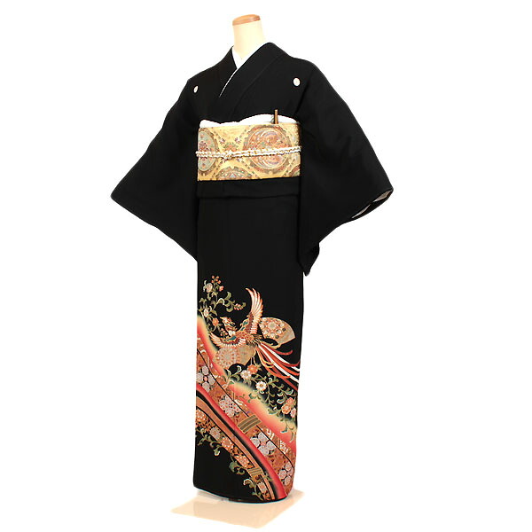 【レンタル】【黒留袖】留袖|黒留袖|着物|レンタル|結婚式|披露宴|貸衣装|貸衣裳|フルセット|女性和服|和服|母親|祖母|親族|チャペル|安い|往復送料無料|京都 きものれんたる京商